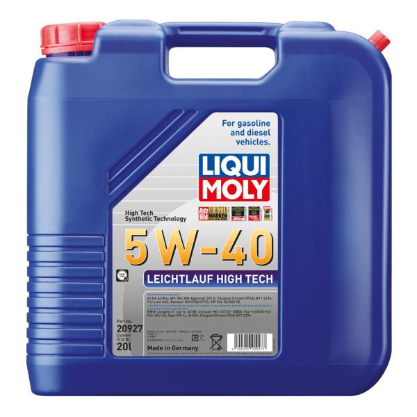 LIQUIMOLY  BMW 3シリーズ 320i グランツーリスモ 8X20用 エンジンオイル20Lボトル リキモリ高性能OIL