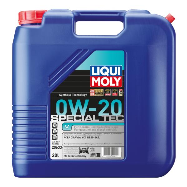 LIQUIMOLY ボルボ VOLVO XC60 T8 ツインエンジン AWD インスクリプション UB420XCPA用 エンジンオイル20Lボトル リキモリ高