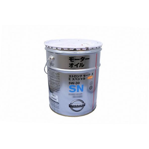 ○日産純正オイル SNストロングセーブ・X Eスペシャル 5W-30 20L