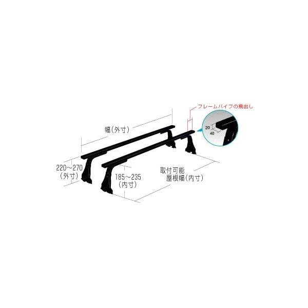 ◆ROCKYルーフキャリアSGRシリーズ バモスホビオ HM3/HM4 全車 SGR-10