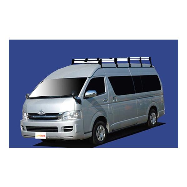 □TUFREQ ルーフキャリア ハイエースコミューター KDH200系 ワイド用