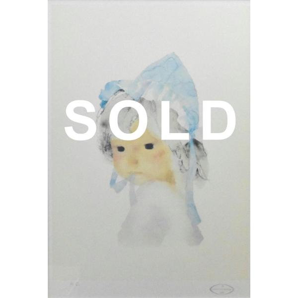 【額付】【真作】はなぐるま　いわさきちひろ　Iwasaki Chihiro  リトグラフ  版画　限定版画　版元保証書付き net-gallery-ib_iwasakichihiro-