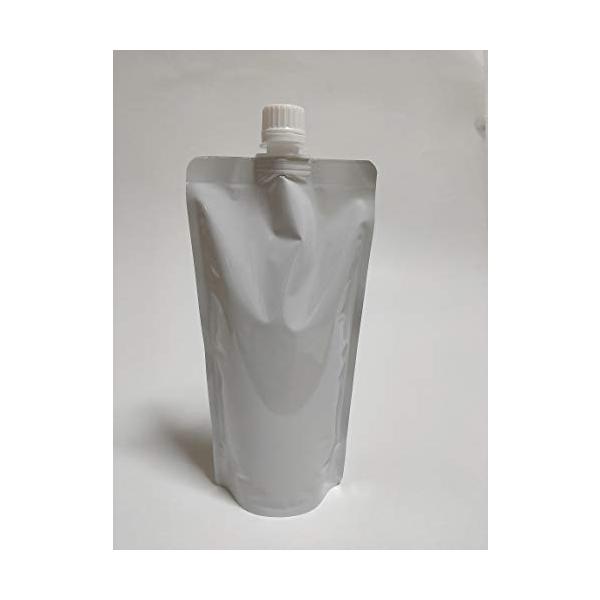 新品 スパウトパウチ 500ml 4層構成 アルミ 表面白印刷 遮光 日本製