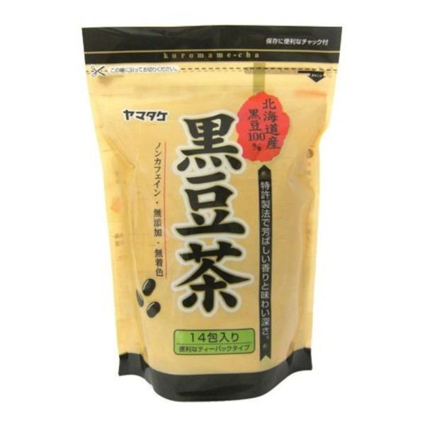 こだわりの北海道産黒豆「光黒」100%使用。ふっくらこんがり、じっくりと煎り上げた黒豆は、焙煎後すぐに冷却することで、より芳ばしい香りを閉じ込めます。黒豆は砕くとえぐみが出ます。"粒のままお茶製法"のヤマタケの黒豆茶は砕かないので、豆特有の...