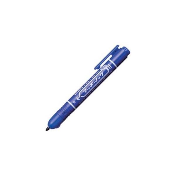 業務用20セット) ZEBRA ゼブラ 油性ペン/マッキーノック 〔細字/青