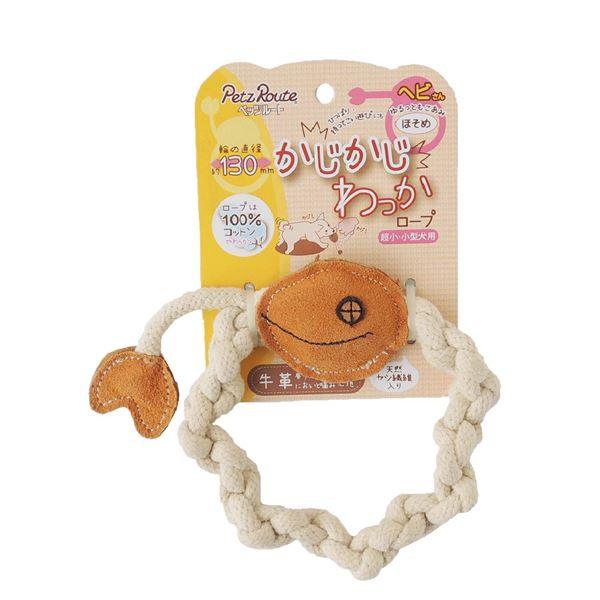 【商品名】 〔まとめ〕 かじかじわっかヘビさん (ペット用品) 【×3セット】 【ジャンル・特徴】 夢中になるにおいと噛み心地！