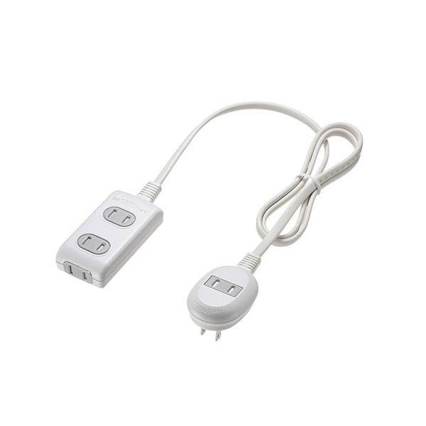 【商品名】 サンワサプライ プラス1個口便利タップ 2P・3個口+1個口・1m ホワイト TAP-B9-1K  [ TAP-B9-1K ]