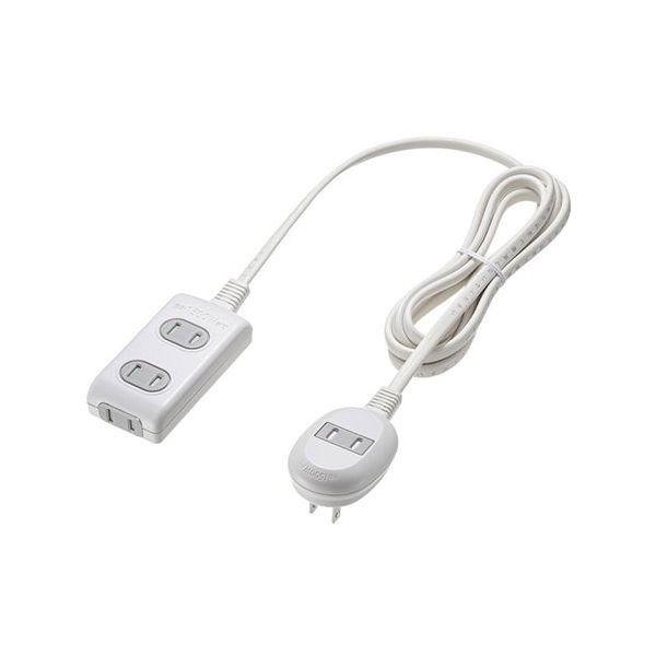 【商品名】 サンワサプライ プラス1個口便利タップ 2P・3個口+1個口・2m ホワイト TAP-B9-2K  [ TAP-B9-2K ]