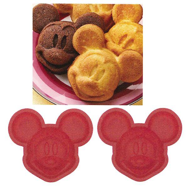 ミニーマウス ミッキーマウス　アンティーク銅製ケーキ型 2個 ミニーマウス ミッキーマウス アンティーク銅製ケーキ型 2個