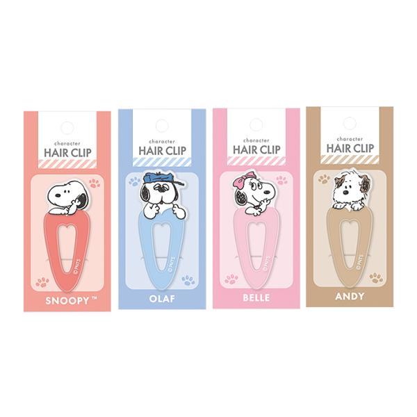 Soleil☆様ご確認用☆ベビーヘアクリップ CRUX スヌーピー ヘアクリップ 4柄 [M便 1/8] : シブヤ文具