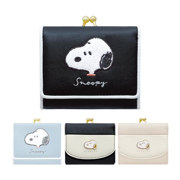 SNOOPY スヌーピー 3つ折り財布 4柄 [M便 1/4] : シブヤ文具