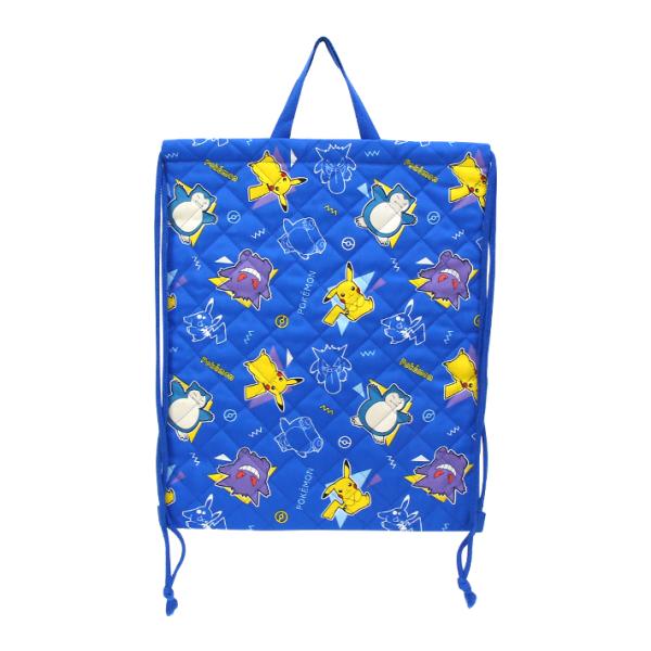 キルト製で軽くて使いやすいナップサックです。持ち運びや机の横に掛けておく際に便利な持ち手付き！使わないときはコンパクトに収納しておけるのもうれしい◎入園・入学のご準備におすすめです♪【仕様】サイズ：約W330×H400mm（持ち手含むH50...