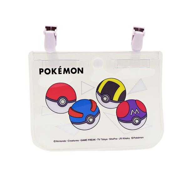 Pokemon ポケモン クリア クリップポケット モンスターボール柄