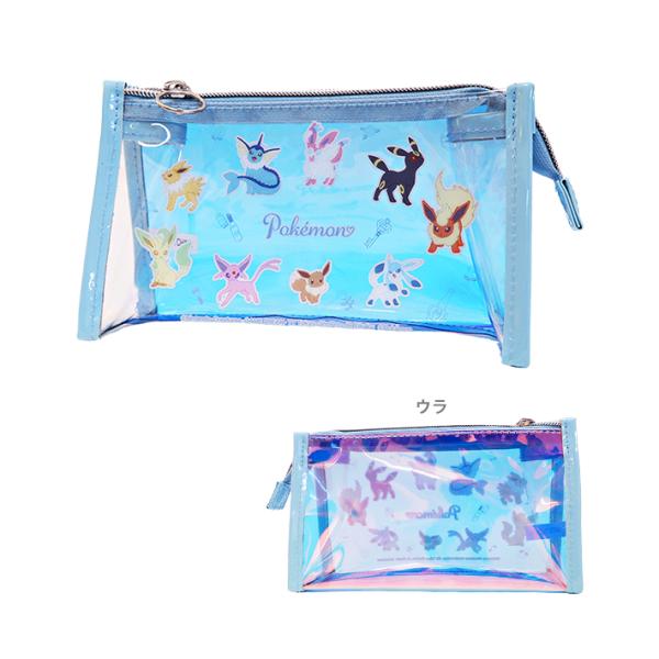 Pokemon（ポケモン） クリア三角マチポーチ イーブイ柄 PPK3-1982 [M便