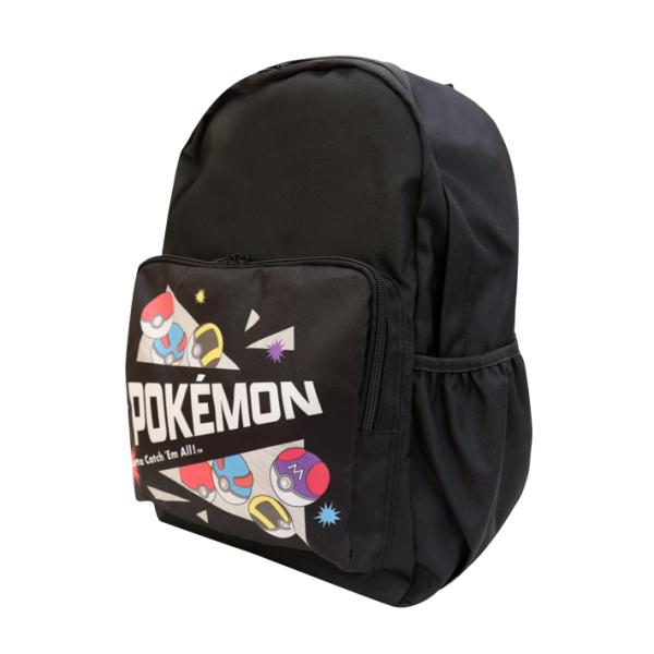 Pokemon ポケモン リュック 22L モンスターボール柄 黒 DPK4-4800