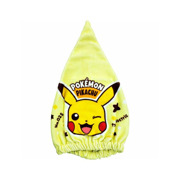プールの後やお風呂上りの濡れた髪をすっぽりと包み込んで服や周りを濡らさない、便利なタオルキャップ！タオル地なので、そのまま髪の毛も拭けます◎【仕様】サイズ：約W420×H200mm材質：綿100%pokemon　キャラクター　グッズ　スイミ...
