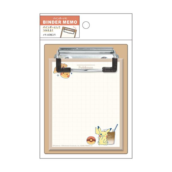 CRUX（クラックス） ポケモン バインダーメモ ENJOY TEA TIME柄 303881