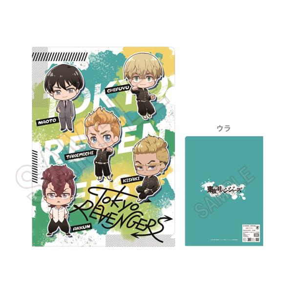 東京リベンジャーズ　フィギュア➕クリアファイル CRUX 東京リベンジャーズ シングルクリアファイル A4 ミニキャラ