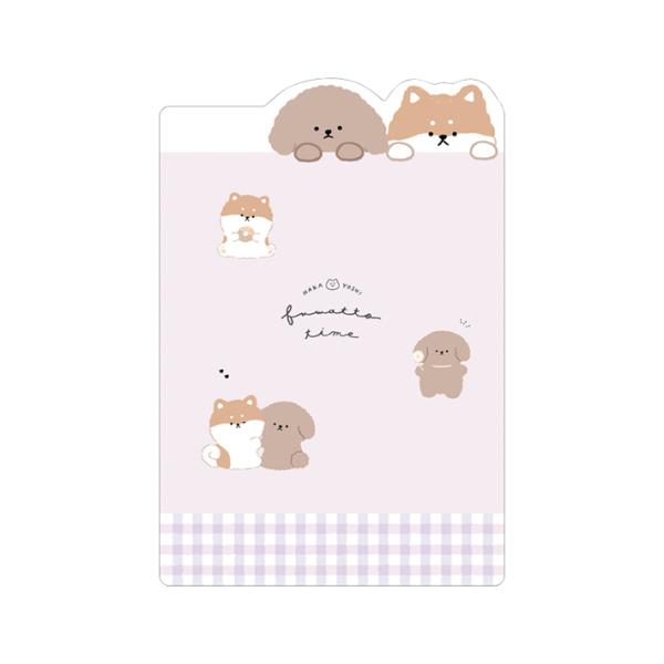 CRUX（クラックス） ダイカット下敷き ふわっとタイム シバプー柄