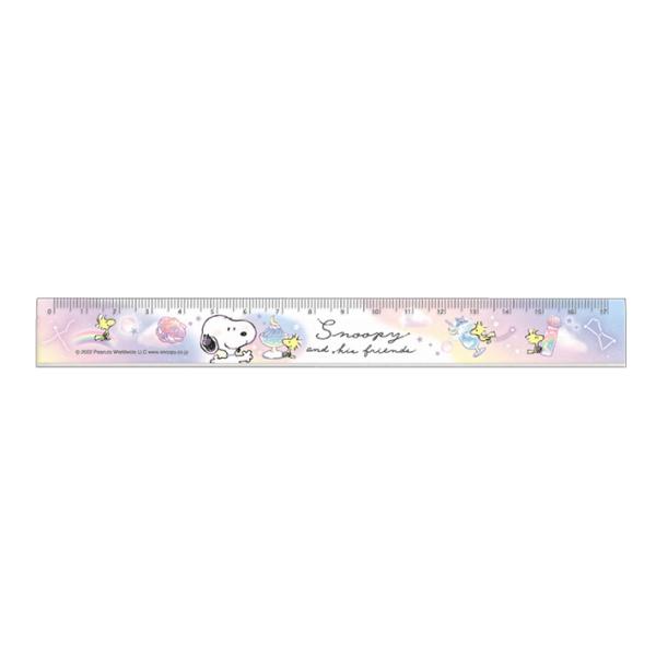 PEANUTS スヌーピー 定規 17cm 110656 新入学文具 [M便 1/10] : シブヤ