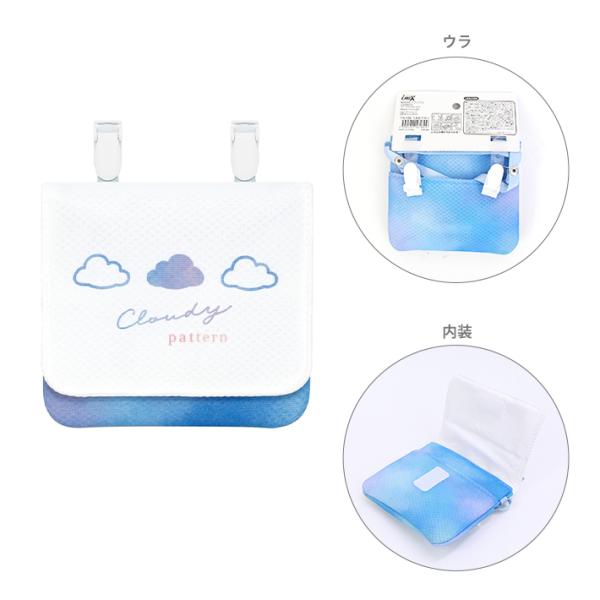 ポケットがないズボンやスカートでもクリップで簡単に取り付けられるポシェットポケットに、洗って使えるメッシュ生地素材のアイテムが新登場！ショルダー付きなので肩から掛けて使うこともできます◎裏面にはティッシュケースもついていて便利です！【仕様】...