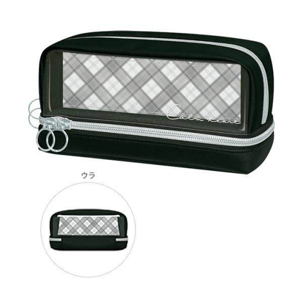 CRUX（クラックス） ボトムルームペンケース グレーチェック柄 121396
