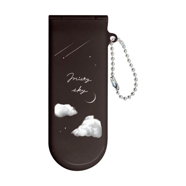 CRUX 洋服ブラシ ミラー付き ミスティスカイ柄 127126 [M便 1/16