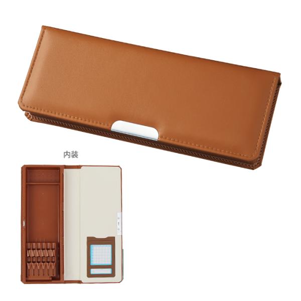 クツワ クツワ 筆箱 片面 クラリーノ キャメル CX135 新入学文具 クツワ クツワ 筆箱 片面 クラリーノ キャメル CX135 新入学文具