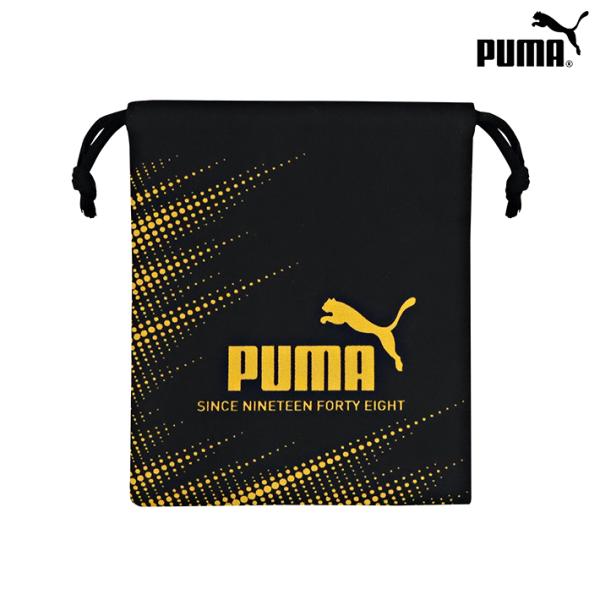 シンプルでスタイリッシュなPUMAのコップ袋です。マチ付きでコップや小物入れにピッタリのサイズです♪巾着仕様での物の出し入れが簡単◎プーマのロゴデザインが両面入りでかっこいい◎新入学・新学期のご準備にもおすすめです♪【仕様】本体サイズ：約W...