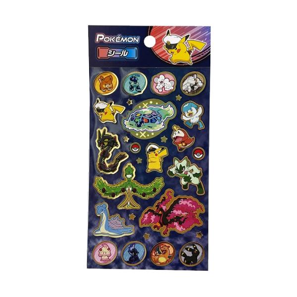 ポケモンシール　美品 ポケモンシール キラキラシール66枚セット - メルカリ
