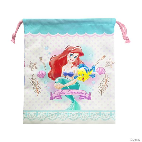 ディズニープリンセス ディズニープリンセス リトル・マーメイド 巾着