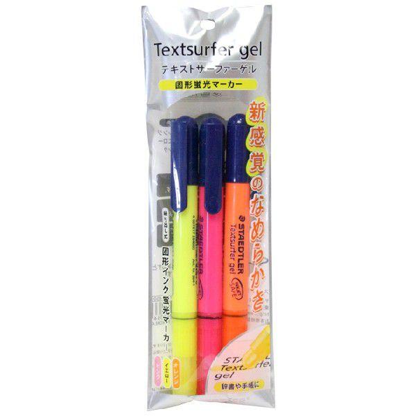 ステッドラー（STAEDTLER） テキストサーファーゲル 固形蛍光マーカー