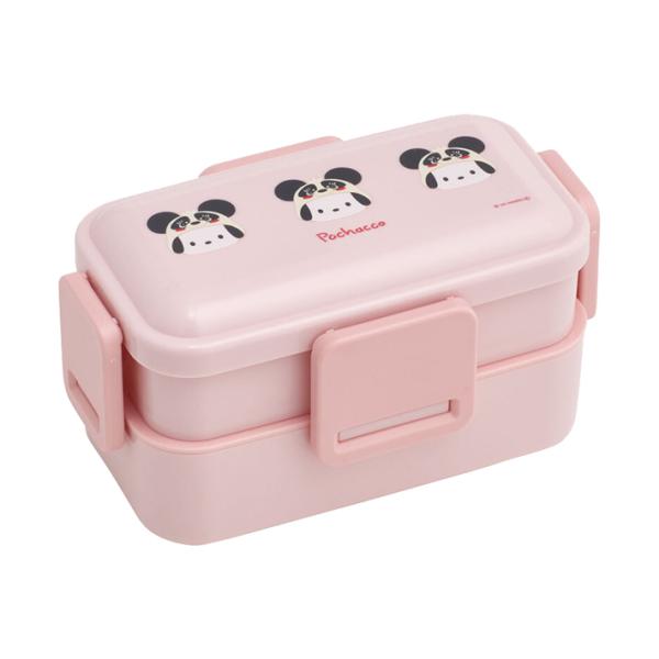 スケーター ポチャッコ 抗菌2段ふわっと弁当箱 600ml かぶりもの柄
