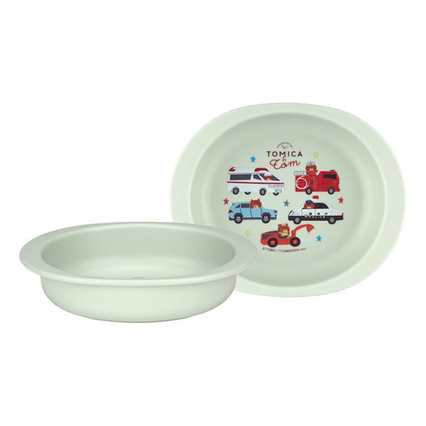 他サイト： トミカとトム　抗菌　電子レンジ・食洗器対応　小皿　290ml　XP25AG　[M便 1/1]の商品画像