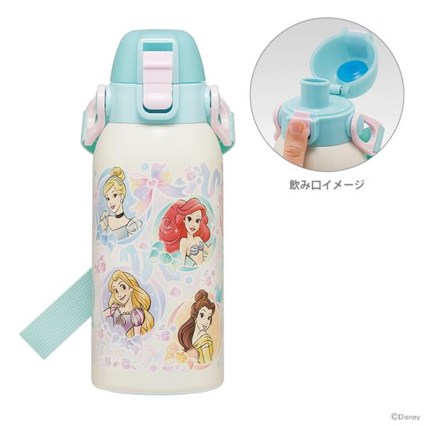 スケーター ディズニープリンセス 直飲みダイレクトボトル 600ml STCH6