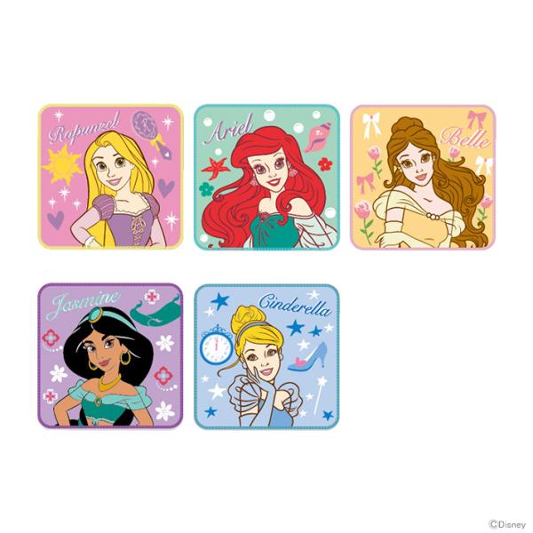 他サイト： ディズニープリンセス　ミニタオル　5枚組　ドリームパステル柄　[No.2065038100]　新入学文具　[M便 1/2]の商品画像