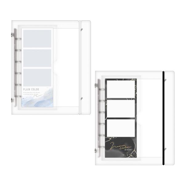 自由にデコレーションできてかわいいリングタイプのシールバインダーです◎背幅がしっかりしているので少し厚みのあるシールも収納しやすい♪シール台紙が10枚セットされているので、シールの持ち運びとしてもおすすめです◎【カラー】・ホワイト・ブラック...