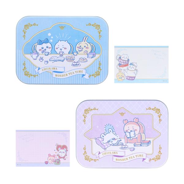 サンスター文具 ちいかわ 缶入りメモ 2柄 [M便 1/6] : シブヤ