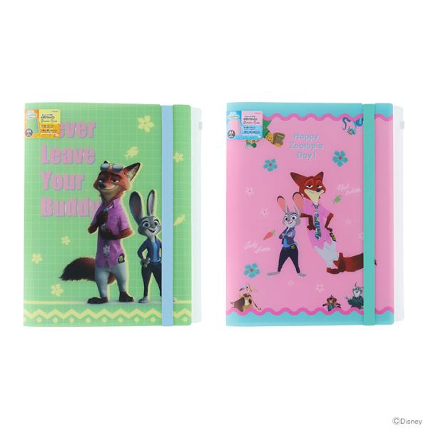 サンスター文具 ディズニー ズートピア ゴムバンド付クリアファイル 5