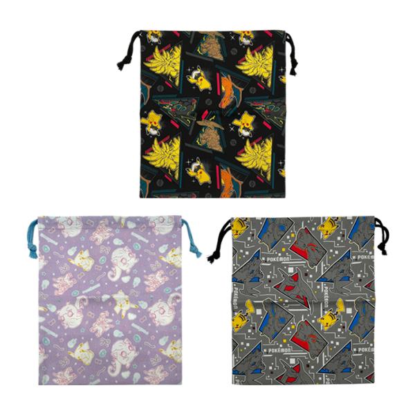 衣類やシューズをたっぷり収納できる大きめの巾着袋！体操服やトレーナー、26cmまでの上履きを入れるのにぴったりなサイズ♪使用しない時は折りたたんで簡単に小さく収納できます◎【カラー】・クロ（4513266267521）・グレー（451326...