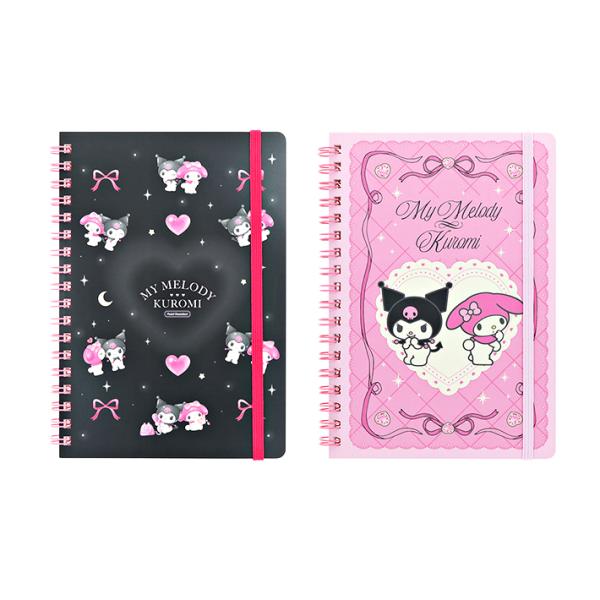 sanrio（サンリオ） マイメロディ クロミ Wリングノート B6 2柄 [M便 1