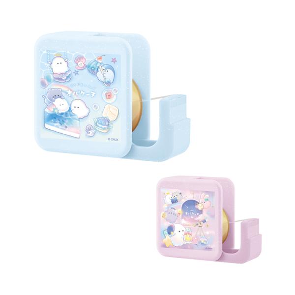 ファンシーな絵柄がかわいいセロハンテープ！刃先を収納できるので安心安全♪新学期や新入学の準備やプレゼントにもおすすめです◎【デザイン】・マリンスイーツ・ホシゾラサガシ【仕様】本体サイズ：約W50×H55×D23mmパッケージサイズ：約W80...