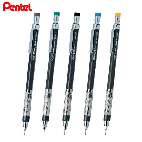GRAPHLET シャープペンシル 9本セット ぺんてる（Pentel） GRAPHLET シャープペンシル 5種類 pg50-ecm [M便 1
