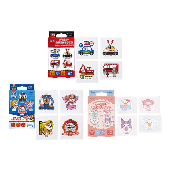 スケーター ダイカット絆創膏 20枚入り QQBD20 3柄 [M便 1/4] : シブヤ