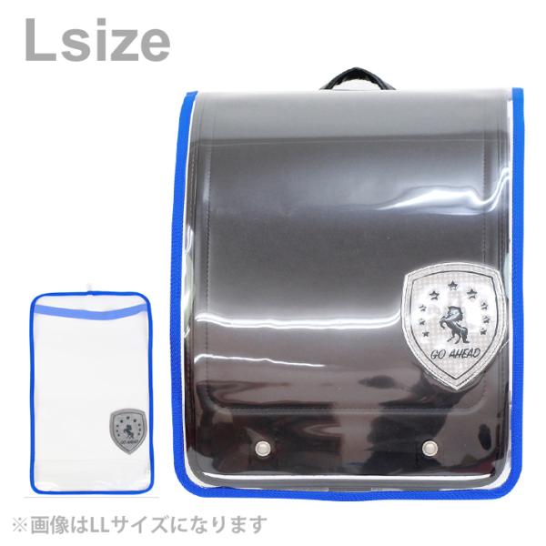 車のライトを反射！暗い夜道も安心なランドセルカバーです！透明なのでランドセルの色を活かせます♪ランドセルのカブセ部分をキズや汚れから守ります！【カラーバリエーション】・ピンク・パープル・ブルー・ブラック【仕様】・推奨サイズ：約25.5×45...