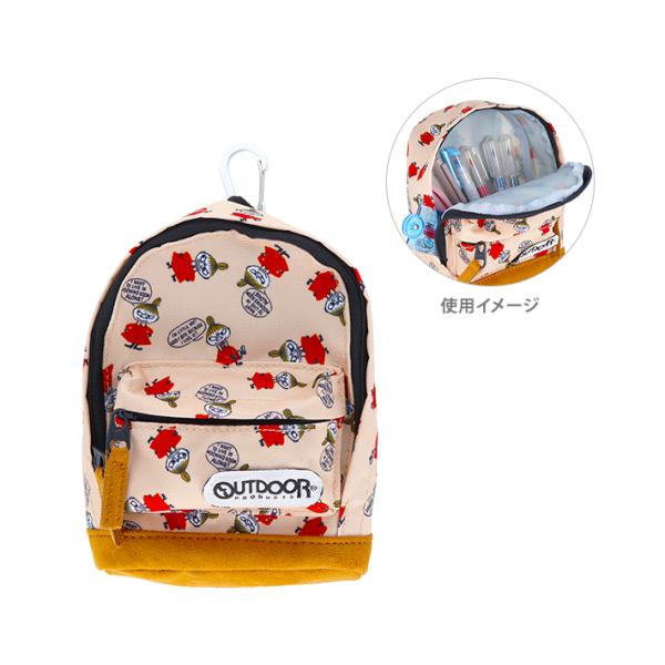 サンスター文具 ムーミン アウトドアプロダクツ ペンケース バック