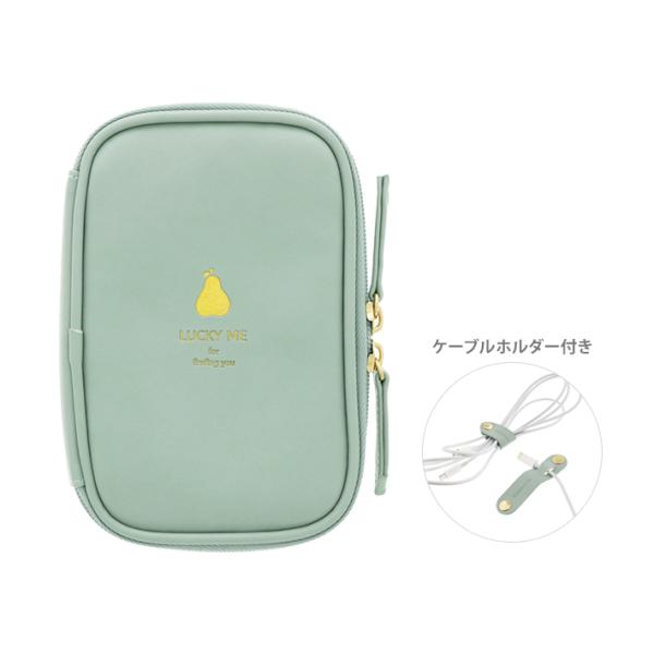 サンスター文具 ガジェットポーチ M カラースモーキー ヨウナシ