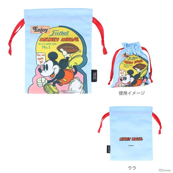 サンスター文具 ディズニー 巾着 カレンダーアートA ミッキー