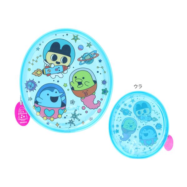 たまごっち ダイカットクリアポーチ ブルー 4901770057163 : シブヤ