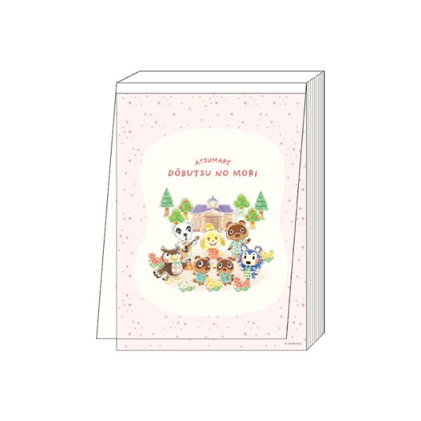 サンスター文具 あつまれどうぶつの森 メモ A6 ピンク 4901770710075